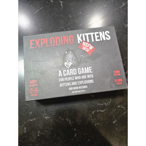Exploding Kittens Card Game, NSFW Edition, New Factory Sealed, Card Decks - Picture 1 of 2